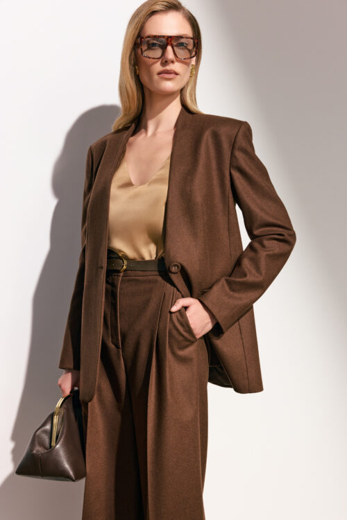 Chocolate Brown Bermuda Suit