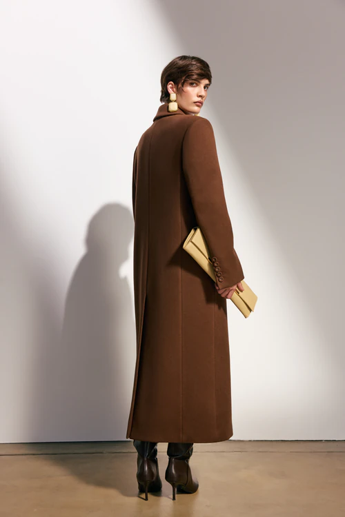 Long Double-Breasted Coat